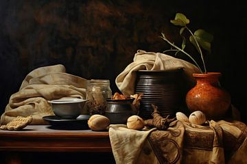 Kochen und Essen von ARTEO Gemälde