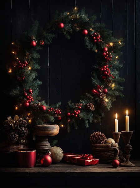 christmas tree by hisam colours