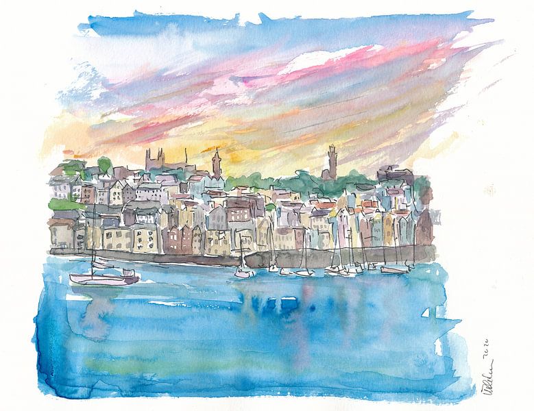 St Peter Port Guernsey Harbour Scene von Markus Bleichner
