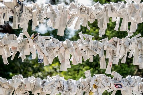 Prières en papier Miyajima Japon
