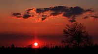 Zonsondergang in de Betuwe