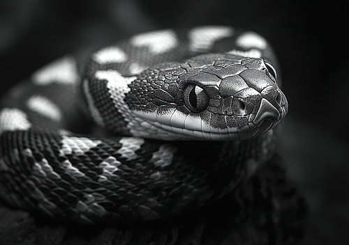 In de ban van pracht en praal: een slang in volle schoonheid