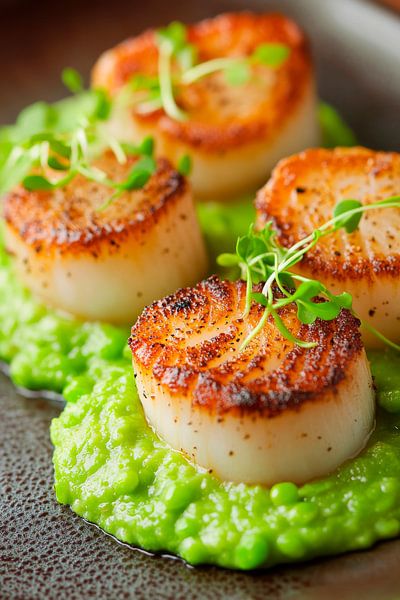 Jakobsmuscheln Creme von Poster Art Shop