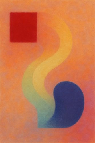 Abstract Vlak vóór