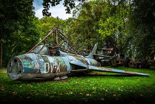 Verlaten Hawker Hunter