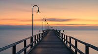 Sonnenaufgang in Göhren auf der Insel Rügen, Deutschland von Henk Meijer Photography Miniaturansicht
