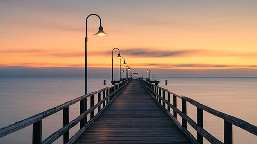 Sunrise in Göhren on the island of Rügen, Germany