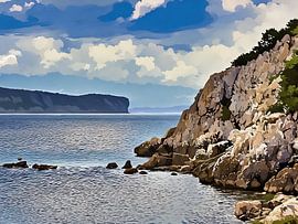 Rotsachtig kustlandschap in Sardinië