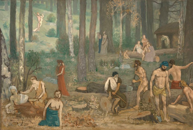 The Woodcutters, Pierre Puvis de Chavannes by All the Masters