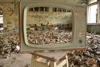 Gasmaskers gezien door tv