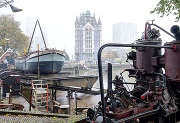 Oude haven Rotterdam van Huub Keulers