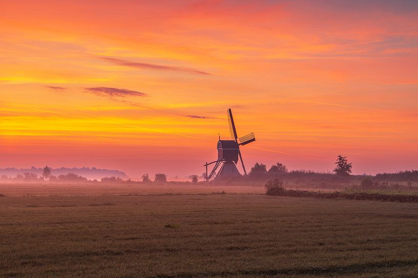 The trouser mill in the early morning before sunrise by Rob Saly