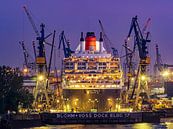 2016-06-05 Queen Mary 2 im Dock von Joachim Fischer Miniaturansicht
