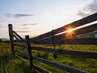 sunset in scotland great glen
