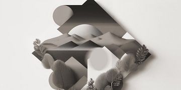 Abstrakte Landschaft von Irene Ibanez