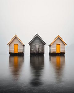 Hütten auf dem See