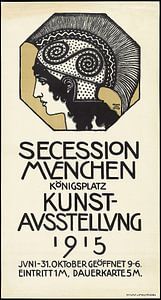 Franz von Stuck - Plakat für die Ausstellung der Münchner Secession 1915 (1915)