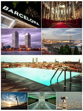 Barcelona Collage von Maurice Moeliker