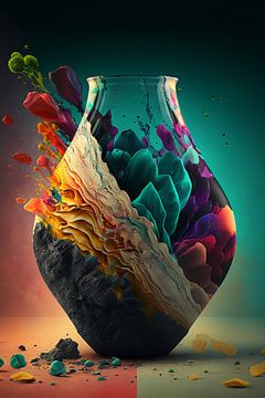 Creative art vase van Natasja Haandrikman