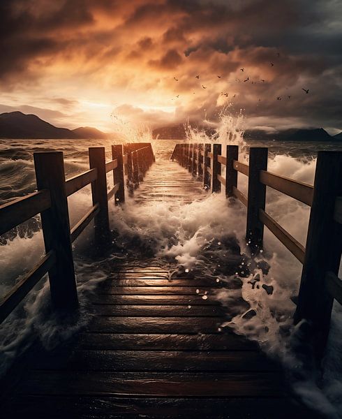 Goldene Stunde von fernlichtsicht