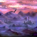 Boven de wolken von Petra van Berkum Miniaturansicht