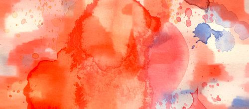 Cosmos Dream Meditation Coral Modern Nature Expressionist