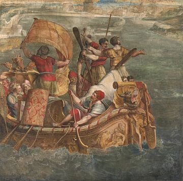 Landing van Scipio Africanus bij Carthago, Michiel Coxie (I)