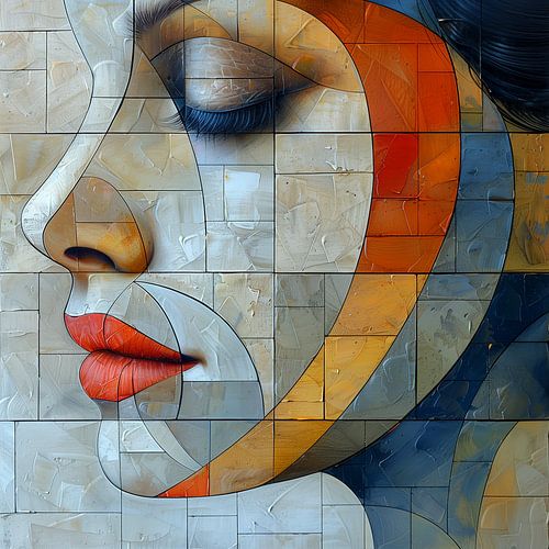 Beauté sereine des formes et des couleurs géométriques