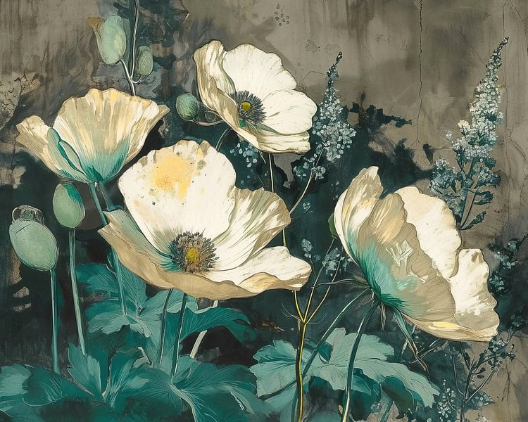 Abstract Wit van Blikvanger Schilderijen