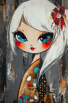 Fille Yeux sur Peintures accrocheuses