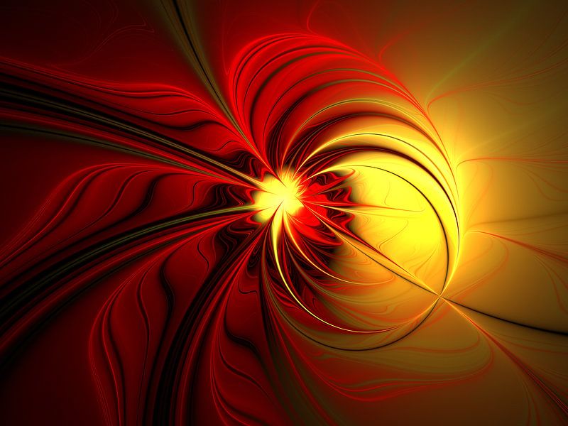 Magie in Rot-Gold van gabiw Art
