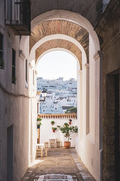 Blick durch Vejer de la Frontera von Wouter Kuin