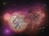Abstract fantasie nebula van Maurice Dawson thumbnail