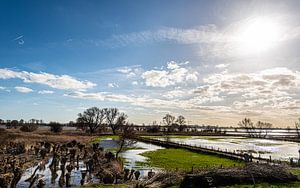 Niederländischer Blick auf den Fluss.