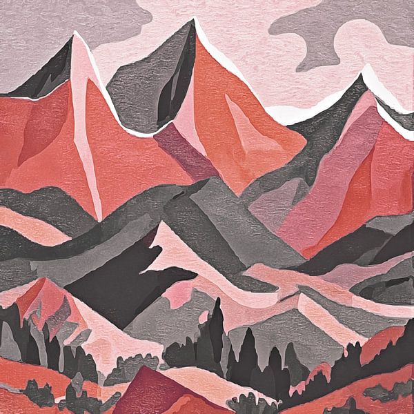 Entouré de hautes montagnes par Anna Marie de Klerk