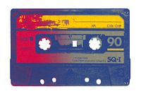 Cassettebandje - full colour