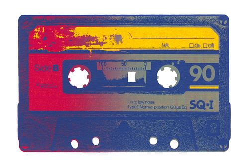 Cassette tape - full colour by > VrijFormaat <