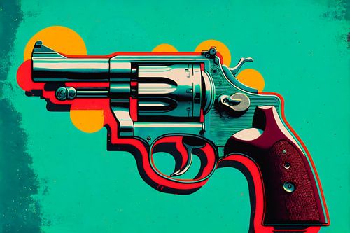 Pop Art Revolver von Roger VDB