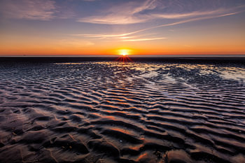 Zonsondergang op Schiermonnikoog