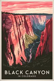Black Canyon, Colorado sur Poster Art Shop