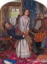 Holman Hunt. The Awakening Conscience van 1000 Schilderijen thumbnail
