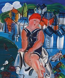 Raoul Dufy - Kleine Badende in Sainte-Adresse (frz.)