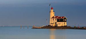 Panorama Sonnenuntergang auf dem Pferd von Marken, Niederlande