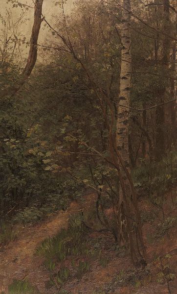 Birken am Waldrand, ALEXANDER KOESTER, Bis 1902 von Atelier Liesjes