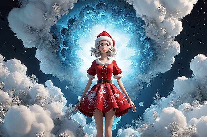 santa claus women by hisam colours