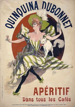 Jules Chéret - Quinquina Dubonnet apéritif dans tous les cafés (1895) van Peter Balan