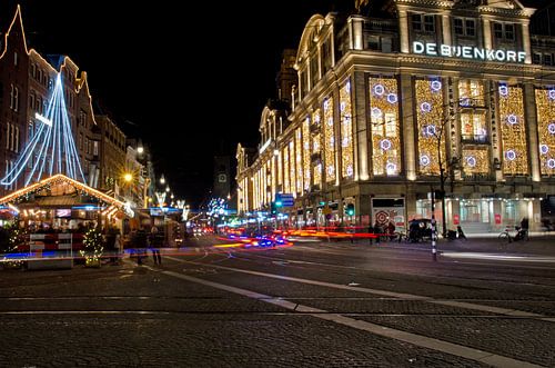 Kerstmarkt en De Bijenkorf