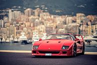 Ferrari F40 in Monaco by Ansho Bijlmakers thumbnail