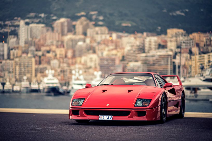 Ferrari F40 in Monaco von Ansho Bijlmakers