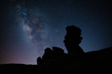 La Voie lactée au-dessus d'El Teide, Tenerife sur Visuals by Justin